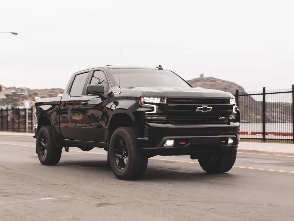 Black dual cab ute